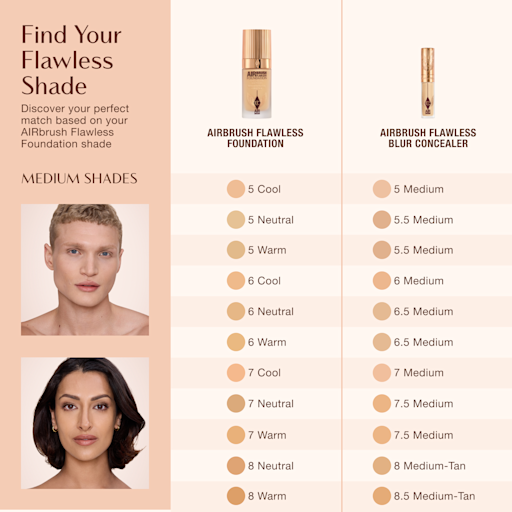 AIRBRUSH FLAWLESS BLUR CONCEALER 8.5 MEDIUM-TAN