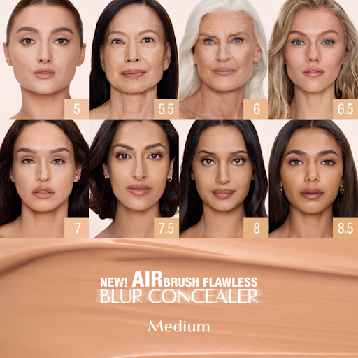 AIRBRUSH FLAWLESS BLUR CONCEALER 8.5 MEDIUM-TAN