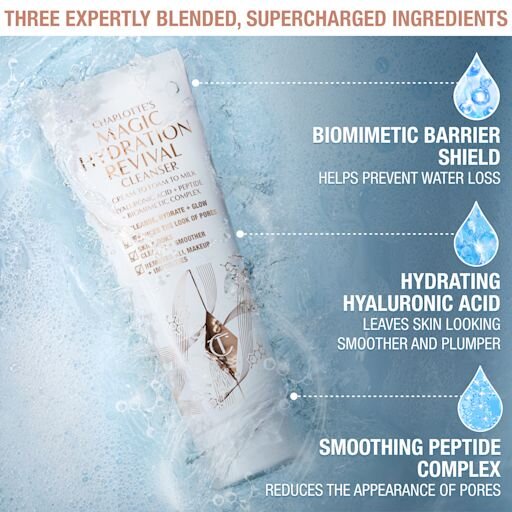 CHARLOTTE’S MAGIC CLEANSE, TONE & GLOW SET SKINCARE KIT